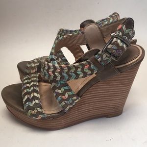 Frye Wedge Sandals